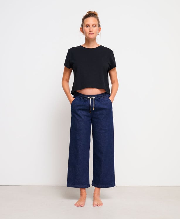 Pregnancy Trousers Raw Denim Maria