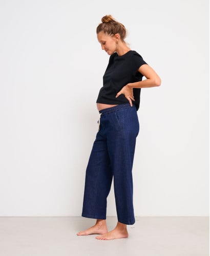 Pregnancy Trousers Raw Denim Maria