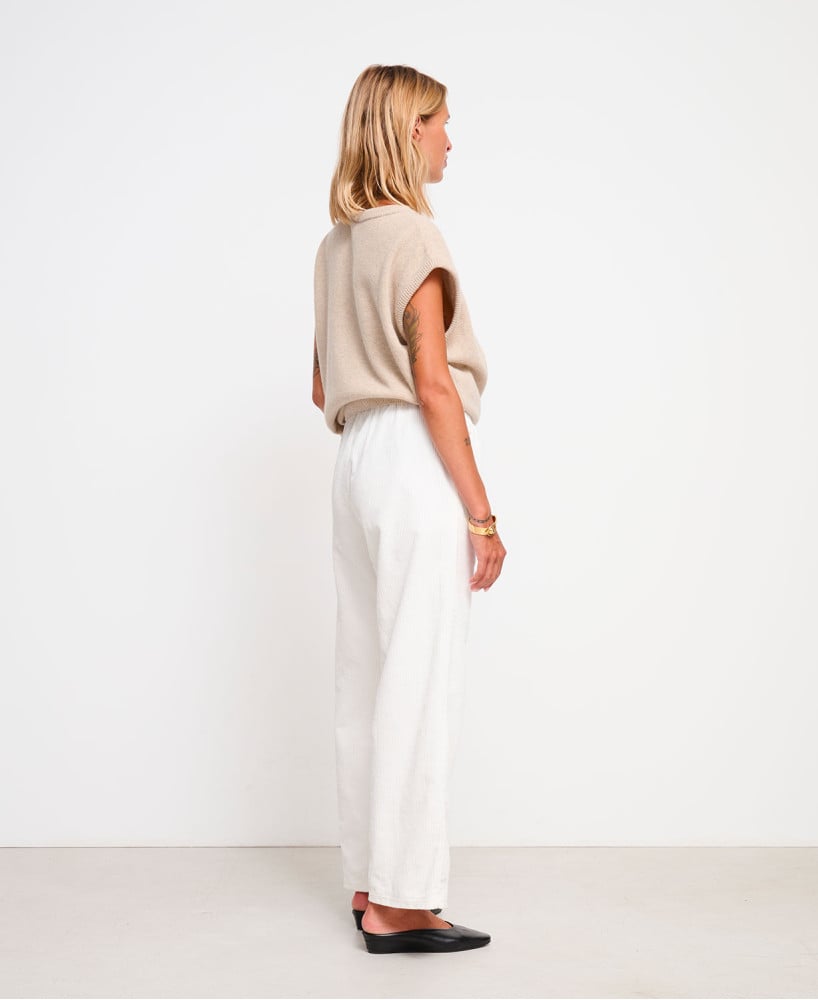 Pantalon De Maternité Relax Cinzia - Ultra Confortable, Élégant, Made In Italy - Pour Toute La Grossesse Et Après