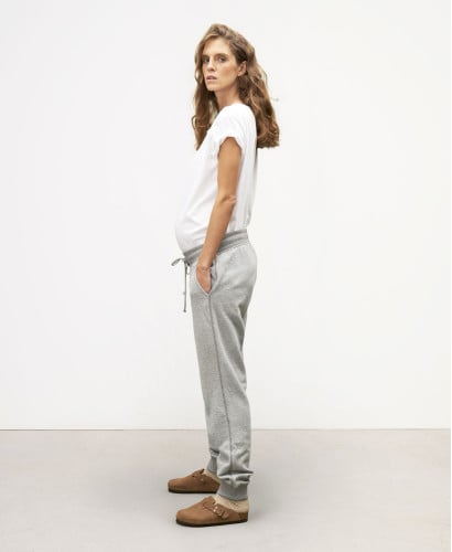 Sweat Pant Coton gratté Gris Sam