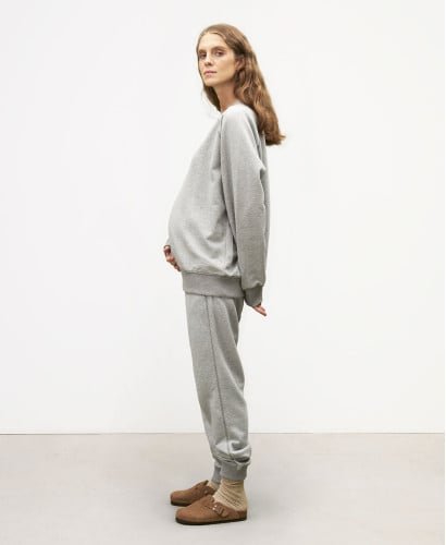 Sweat Pant Coton gratté Gris Sam