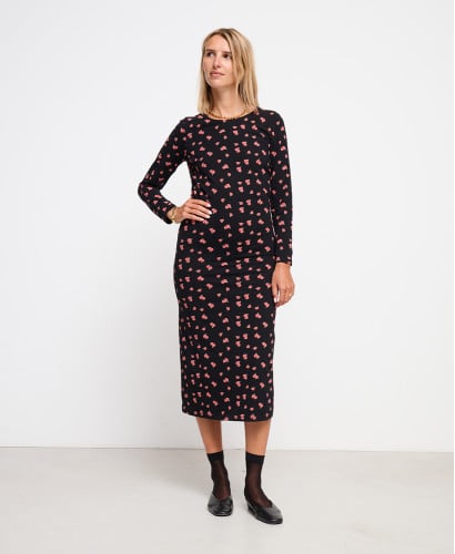 Maé Organic Cotton Roses Maternity Dress