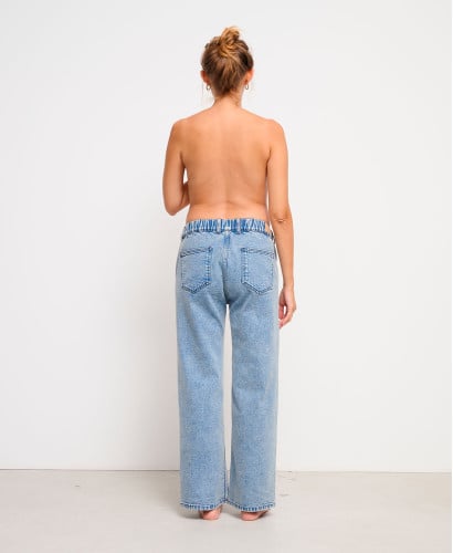Schwangerschaftsjeans Wide Leg Light