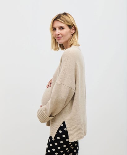 Pull Laine Beige Paco