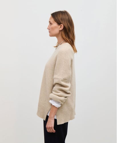 Pull Laine Beige Paco