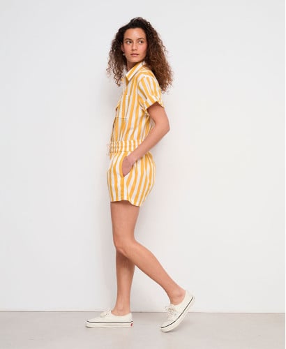 Chemise Grossesse Coton Rayures Martha