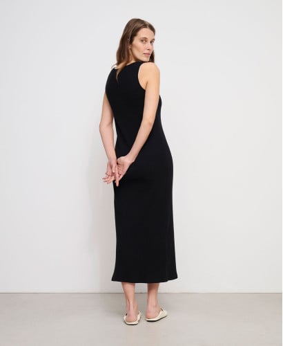 Anouk Black Long Maternity Dress