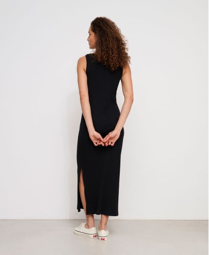 Anouk Lange Umstands-Kleid Schwarz