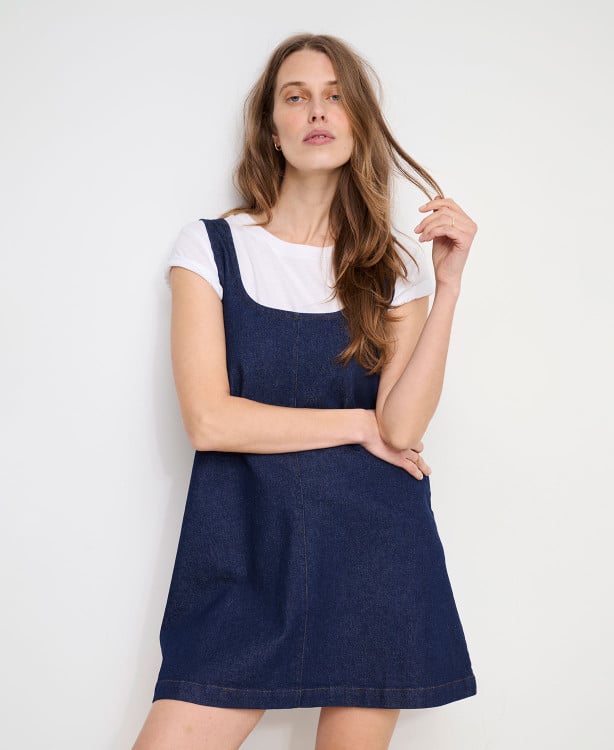 Robe Grossesse Denim Brut Anna