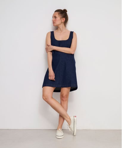 Robe Grossesse Denim Brut Anna