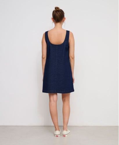 Robe Grossesse Denim Brut Anna