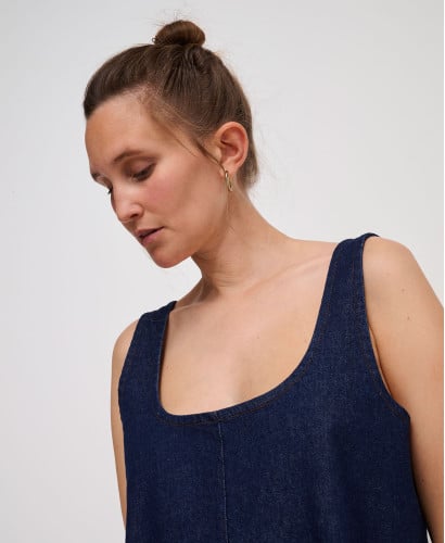 Robe Grossesse Denim Brut Anna
