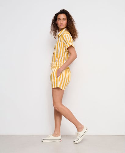 Short Grossesse Coton Rayures Romy