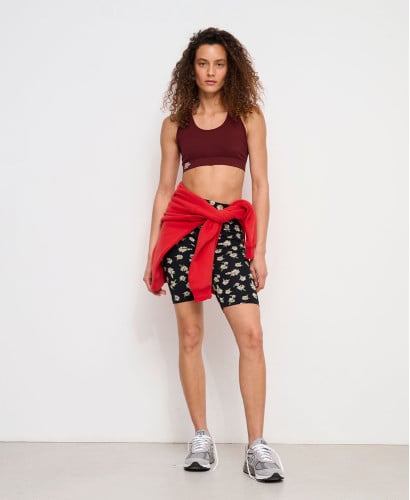 Biker Short Grossesse Marguerites Coton Bio