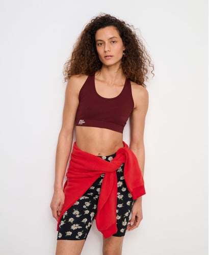Biker Short Grossesse Marguerites Coton Bio