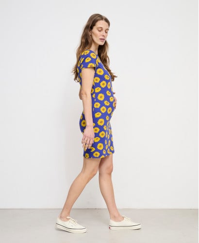 Robe Grossesse Tournesols Aimée Coton Bio