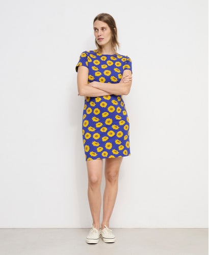 Aimée Organic Cotton Sunflower Maternity Dress