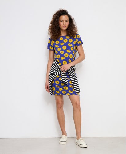 Robe Grossesse Tournesols Aimée Coton Bio