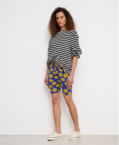 Biker Short Grossesse Tournesols Coton Bio