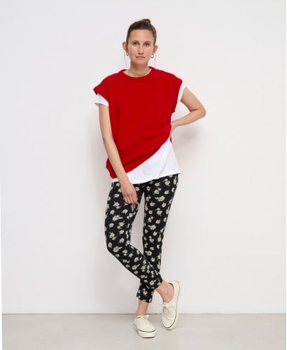 Legging Grossesse Marguerites Coton Bio