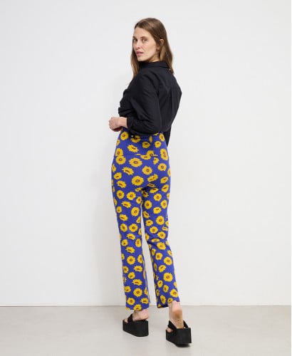 Legging Maternité Flare Tournesols Coton Bio