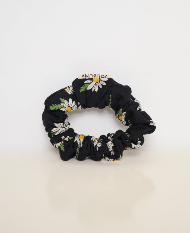 Organic Cotton Daisy Scrunchies