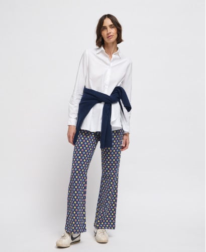 Legging Maternité Flare Provençal Coton Bio