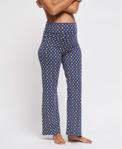 Legging Maternité Flare Provençal Coton Bio