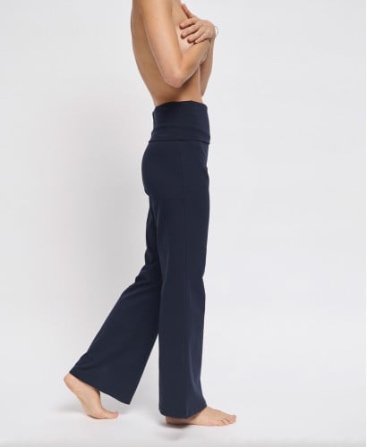 Legging Maternité Flare Marine Coton Bio