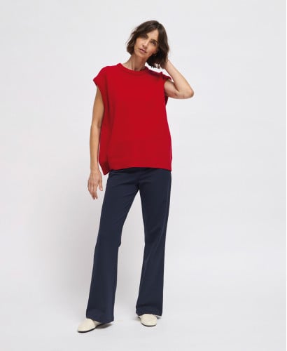 Legging Maternité Flare Marine Coton Bio