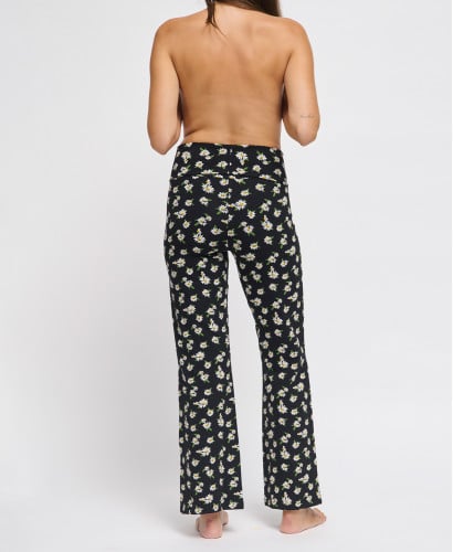 Daisy Flare Organic Cotton Maternity Leggings