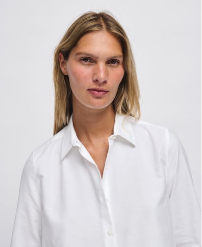 Chemise Grossesse Coton Blanc Justine