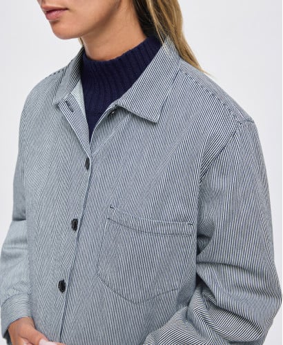 Veste Denim Rayures Bleues Andrea