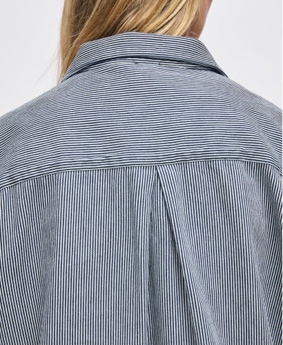 Veste Denim Rayures Bleues Andrea