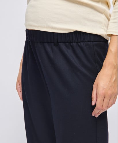 Pantalon Grossesse Tailleur drap de Laine