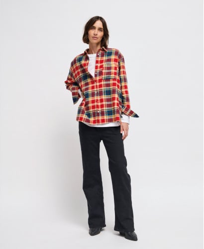 Umstandshemd Beryl Baumwolle Tartan-Karo