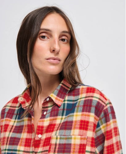 Chemise Grossesse Coton Tartan Beryl