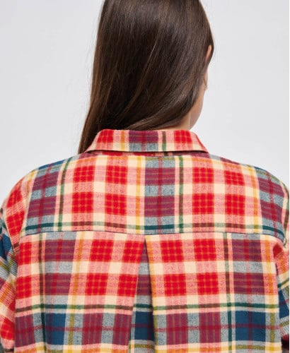 Chemise Grossesse Coton Tartan Beryl