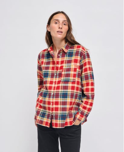Chemise Grossesse Coton Tartan Beryl