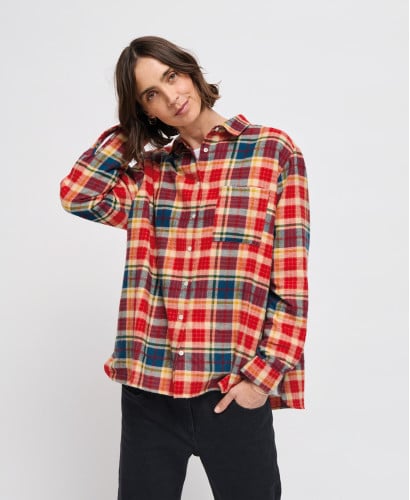Chemise Grossesse Coton Tartan Beryl