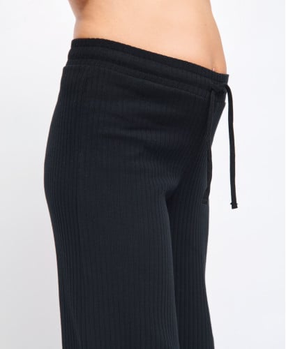 Pantalon Grossesse Basile coton côtelé Noir