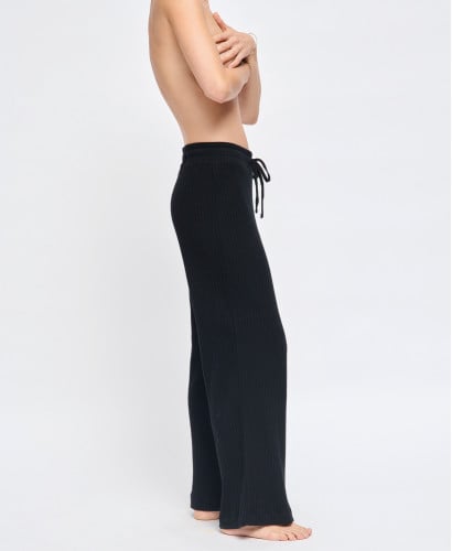 Pantalon Grossesse Basile coton côtelé Noir