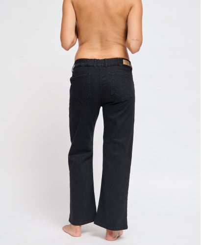 Umstandsjeans Wide Leg Schwarze