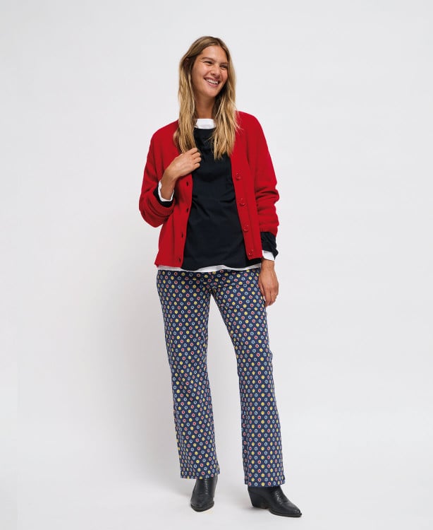 Legging Maternité Flare Provençal Coton Bio