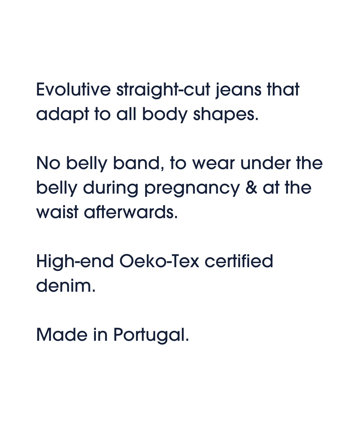 description straight cut jeans jolibump