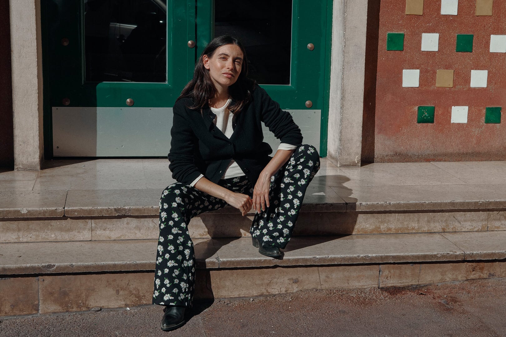 Legging flare marguerites