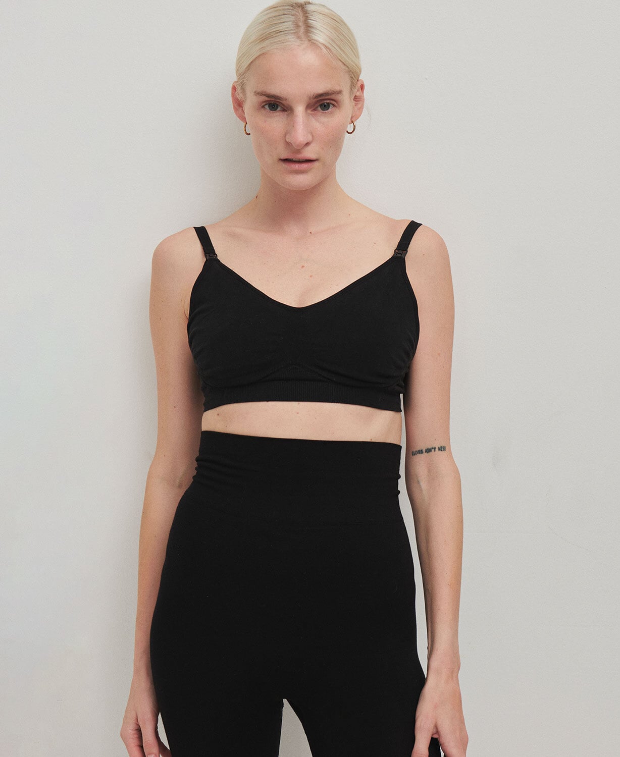 soutien gorge noir coton bio jolibump