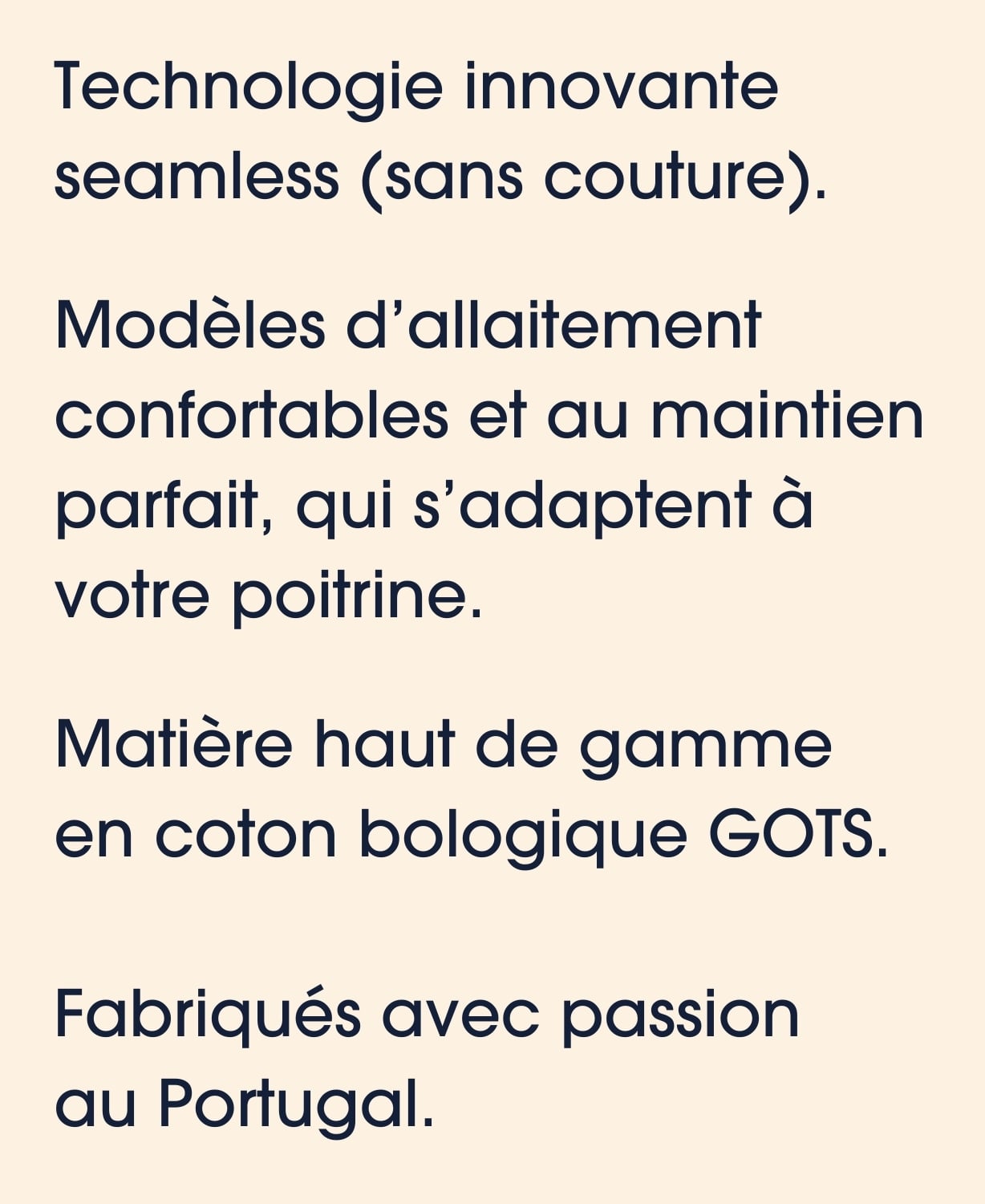 indiquation soutien gorge allaitement