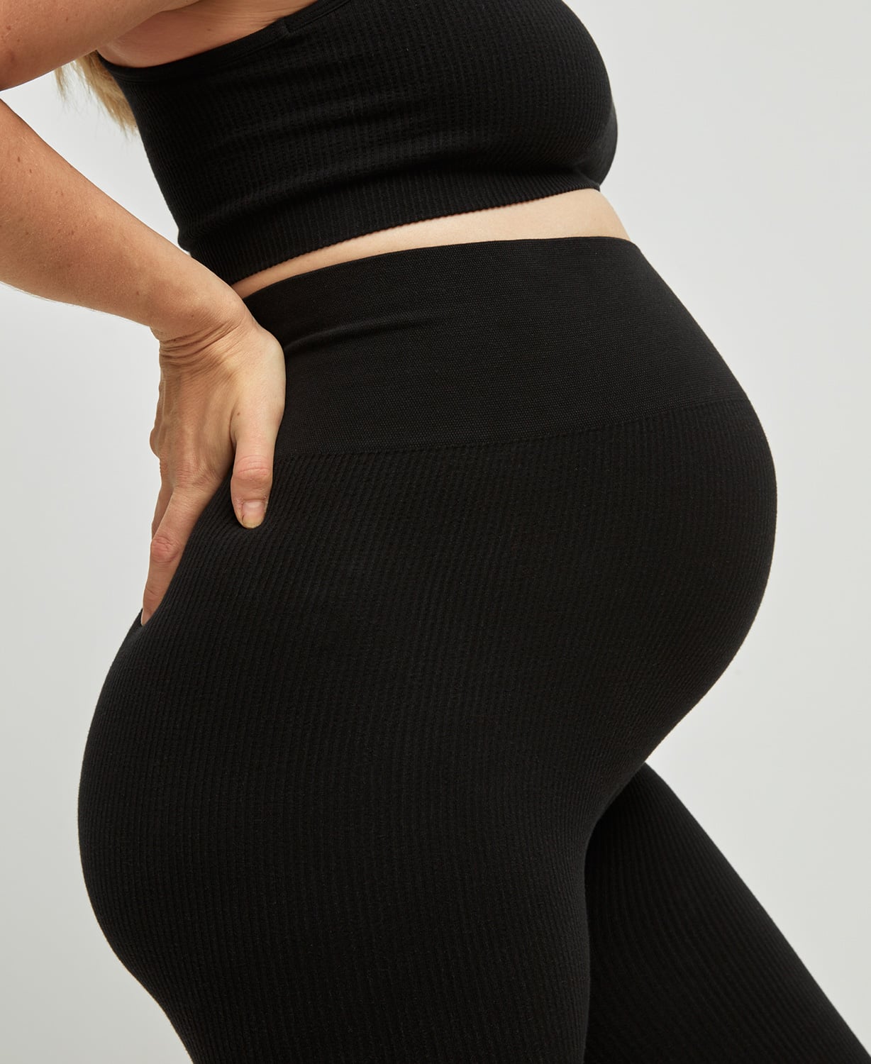 legging cotele noir jolibump