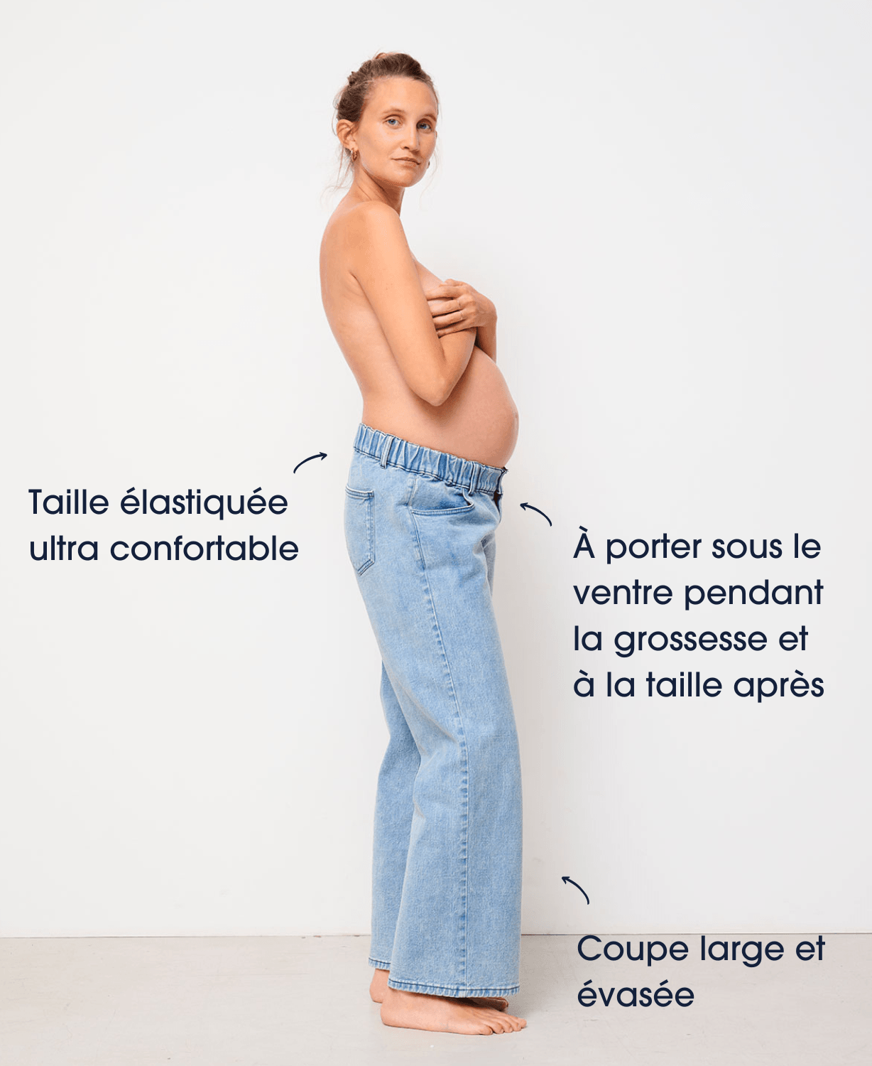 jean wide leg light jolibump